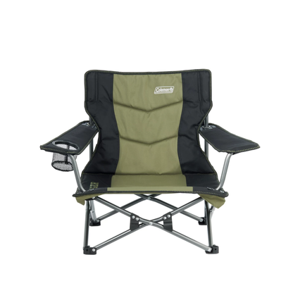 Coleman™ Quad Fold Event Swagger Chair, Extra Wide, Drink Holder, Carry Bag with Handle